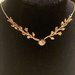 Gold tone necklace